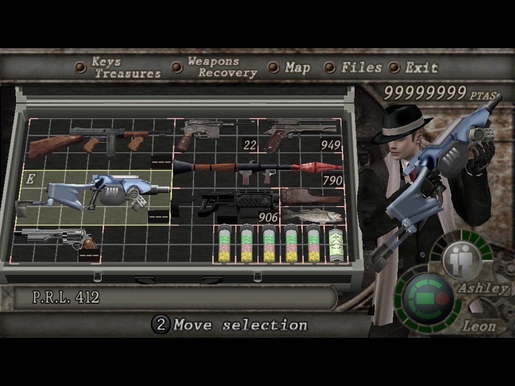 download save tamat semua senjata tun up resident evil 4 pc